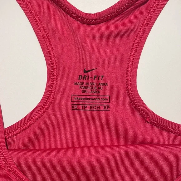 Pink Nike DRI-FIT Sports Bra Size XS - Picture 3 of 3